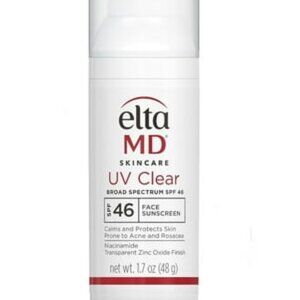 EltaMD UV Clear SPF 46 Broad Spectrum Moisturizing Facial Sunscreen 1.7 oz (48g)